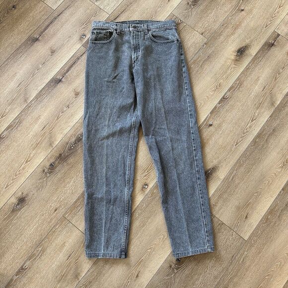 Vintage‎ Levis 550 Jeans Men’s 32 x 33 Black Denim Relaxed Fit Tapered 90s - Picture 12 of 12